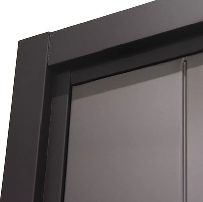 Modern Simple Design Steel Entrance Door for House Factory Anti-theft Swing Open Style Outdoor Application Interior Position