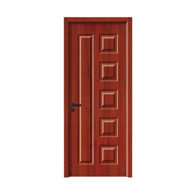 Simple Other OAK White Primed 6 Panels Soundproof Door Solid Composite Wood Melamine Interior Doors Design Price