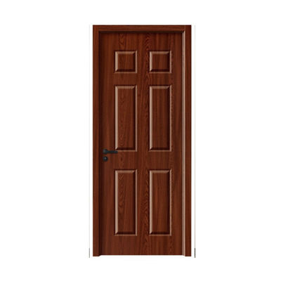 Simple Other OAK White Primed 6 Panels Soundproof Door Solid Composite Wood Melamine Interior Doors Design Price
