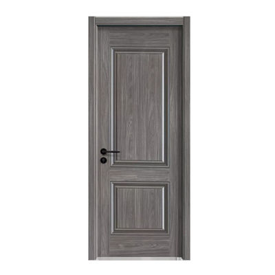 Customizable Wooden Wood Double Doors Solid Interior Veneer Room Modern Panel  Door for Office Philippines Price with Smart Lock