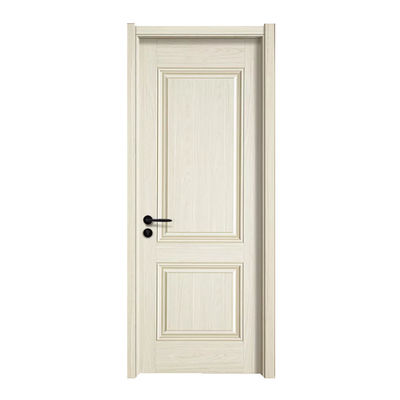 Customizable Wooden Wood Double Doors Solid Interior Veneer Room Modern Panel  Door for Office Philippines Price with Smart Lock