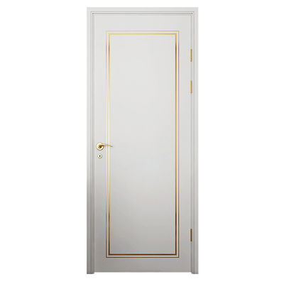 Panting Technology Wholesale Price Hollow Double Wpc Doors Size Custom Interior Door Israel for Bedroom with Smart Lock