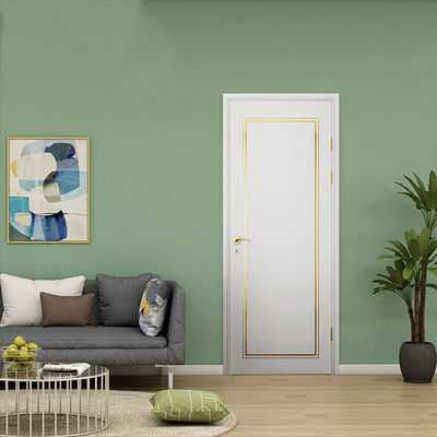Panting Technology Wholesale Price Hollow Double Wpc Doors Size Custom Interior Door Israel for Bedroom with Smart Lock