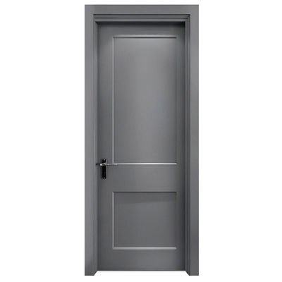 Composite Internal Room Wood Wpc Door Interior Doors Manufacturer Wholesale Price Waterproof for Bathroom With Smart Lock