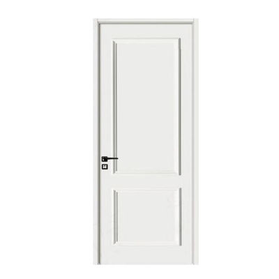 High Quality Pvc Film Laminated Extrusion Painting Wpc Hollow Frame Complete Door for Bathroom