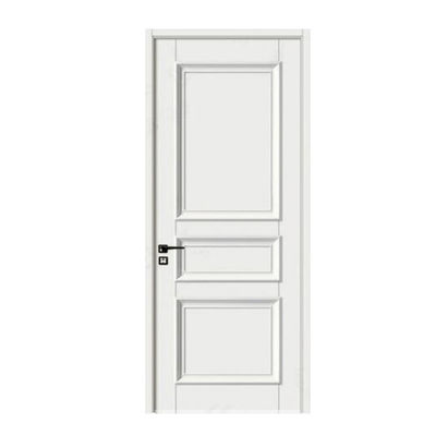 High Quality Pvc Film Laminated Extrusion Painting Wpc Hollow Frame Complete Door for Bathroom