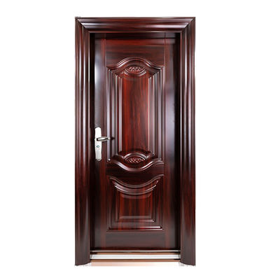 New Arrival Fancy Turkish Style Entrance External Safety Security Steel Front Swing Security Door for Sales