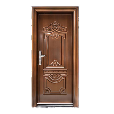 New Arrival Fancy Turkish Style Entrance External Safety Security Steel Front Swing Security Door for Sales
