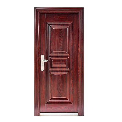 Factory Cheap Price 48 Inch Metal Exterior Entry Safety Single Doors Security Door Exterior Steel Door with Smart Lock