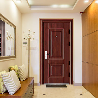 Factory Cheap Price 48 Inch Metal Exterior Entry Safety Single Doors Security Door Exterior Steel Door with Smart Lock
