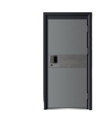 Lead the Industry  for Villa Wood Grain Entrance Interior Gate  Steel Double Swing Door