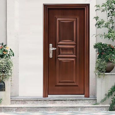 High Quality Front Safety Entry Single Door Entrance Interior Steel Security Exterior Other Doors for House With Smart Lock
