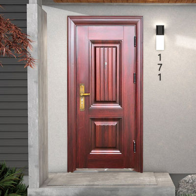 High Quality Front Safety Entry Single Door Entrance Interior Steel Security Exterior Other Doors for House With Smart Lock