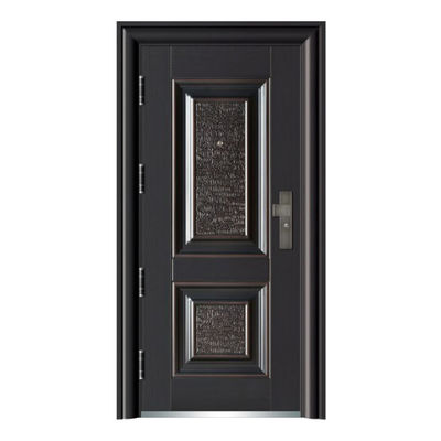 China French Hot Sale Exterior Interior Metal Front Doors Security Steel Door for House Design