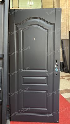 China French Hot Sale Exterior Interior Metal Front Doors Security Steel Door for House Design