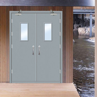 Top Brand Simple Design Bulletproof Fire Proof for Out Door Fire Pit Door Seal 1 Hour Fire Rated Metal Door with Smart Lock