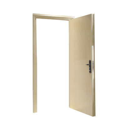 UL Canada America UK Standard Hotel Fire-proof Door Fire Rated Entrance Door Stainless Steel Fire Door with Smart Lock