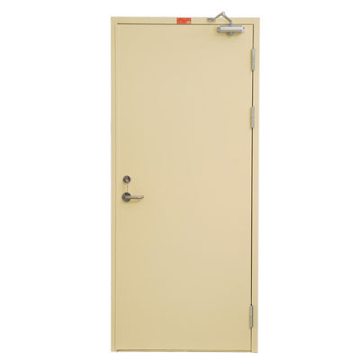 UL Canada America UK Standard Hotel Fire-proof Door Fire Rated Entrance Door Stainless Steel Fire Door with Smart Lock