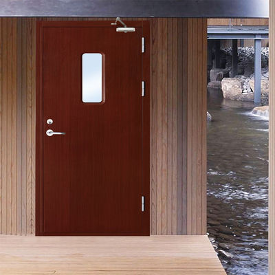 Interior Commercial Residential Design Rated Wood Door Steel Exit Proof Fire Door Office Building School for House