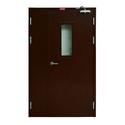Power Coating Gas Out 2 Hour Fire Rated Door Price of Fire Rated Doors with Fire Door American Sound-proof with Smart Lock