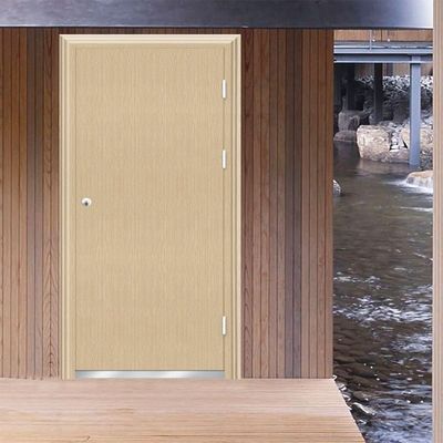 China China Fire Door Frameless Power Coating One Set Fire Rated Metal Door 36 84 With 10 Door Closer Hinge With UL Listed With Smart Lock