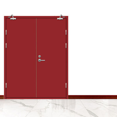 Modern Single Steel Security Entry Doors Fire Proof Rated Exit Door UL 90mins Sound Proof Fire Door Flush