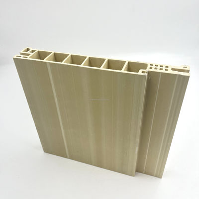 Pre-Finished Modern White Colour Frame WPC Invisible Interior Door Panel Sample Jamb Frame With Hidden Hinge Smart Lock