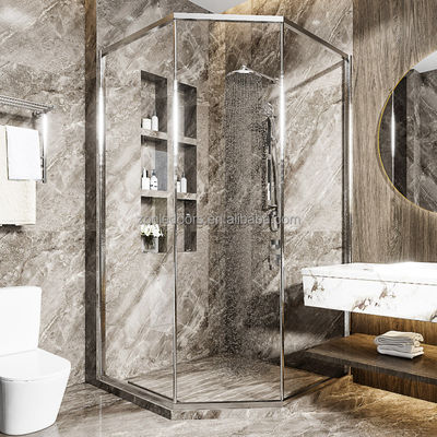 2024 Factory Tempered Glass Shower Door Sliding Massage Room Shower Room Shower Enclosure Bathroom with Smart Lock