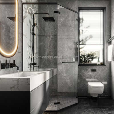 American Luxury Style Interior Internal Doors Other Sliding Shower Door With 5/6/8mm Clear Toughened Glass
