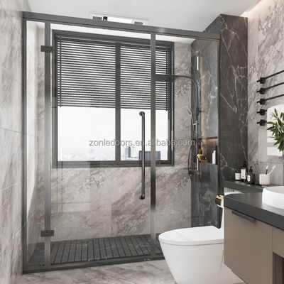 Economic Straight Sliding Shower Door With 4/5/6mm Tempered Glass