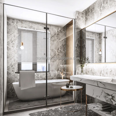 Frameless Shower Door Hardware Hot Selling Tempered Glass Sliding Shower Door