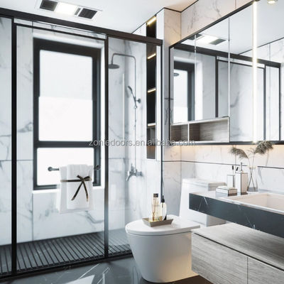 Frameless Shower Door Hardware Hot Selling Tempered Glass Sliding Shower Door