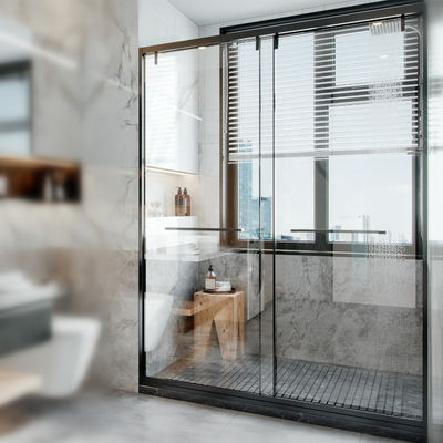 Tempered Glass Shower  Bathroom Glass Shower Door,10mm 12mm Glass Shower Enclosure Room