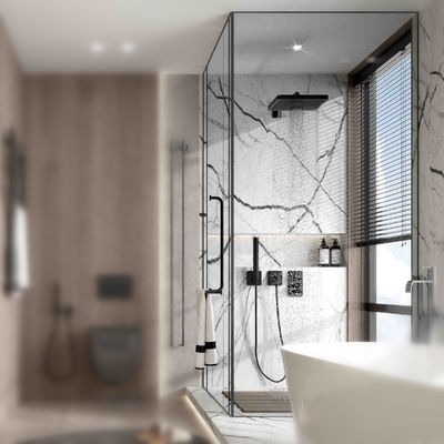 Tempered Glass Shower  Bathroom Glass Shower Door,10mm 12mm Glass Shower Enclosure Room