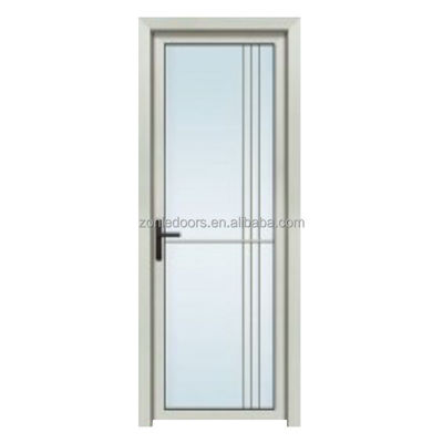 Modern Aluminum Frame Interior Swing Tempered Glass Bathroom Shower Door