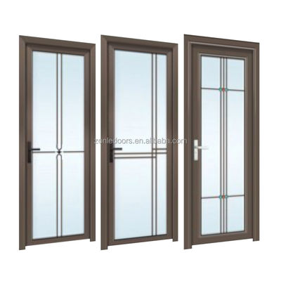 New Arrival Hotel Home Bathroom Aluminum Framed Double Sliding Tempered Glass Shower Door