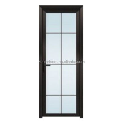 New Arrival Hotel Home Bathroom Aluminum Framed Double Sliding Tempered Glass Shower Door