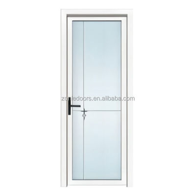 China Manufactured Economical Mdf Wood Bathroom Door Durable Upvc/Aluminium Shower Door