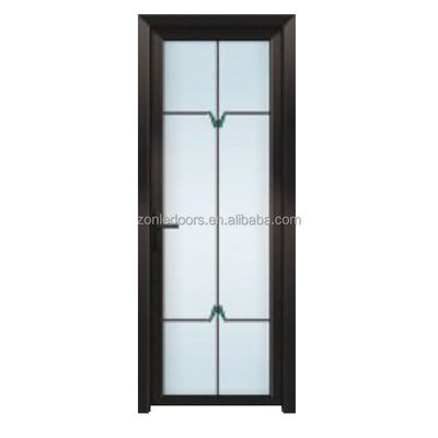 Frame Clear Glass With Aluminum Hardware Double Sliding Bathroom Shower Door