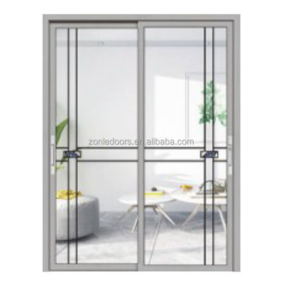 Aluminum Indoor Kitchen Toilet Shower Room Door Aluminum Alloy Indoor Room Door