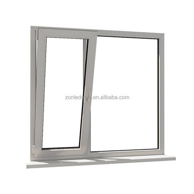 Soundproof Double Glazed Insulated Aluminum Tempered Glass Black Sliding House Sliding Windows With Security Grill