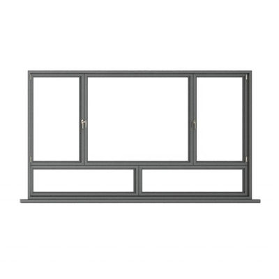 European Style Bay Windows for Sale Aluminum French Casement Window