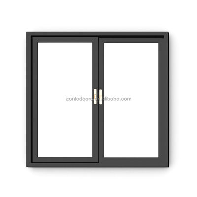 China Factory European American Style Ventanas De Double Glazed Swing Upvc Pvc Sliding windows