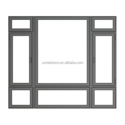 Warren Double Glazed Aluminium Sliding Window Aluminum Alloy Frame Double Glass Sliding Windows