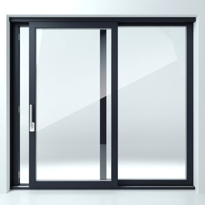 Chinese Manufacturer Customized Sliding Windows Door Double Glass Hurricane Impact Aluminium Sliding Window