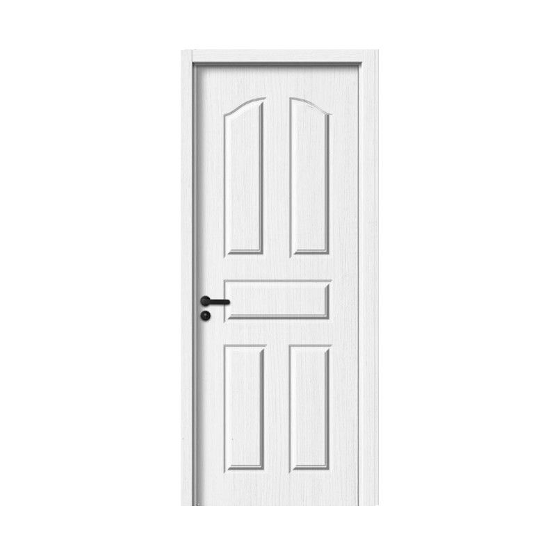 Simple Other OAK White Primed 6 Panels Soundproof Door Solid Composite Wood Melamine Interior Doors Design Price