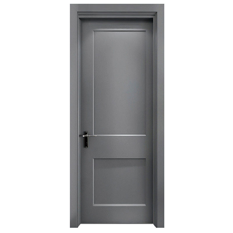 Composite Internal Room Wood Wpc Door Interior Doors Manufacturer Wholesale Price Waterproof for Bathroom With Smart Lock