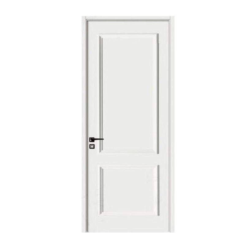 High Quality Pvc Film Laminated Extrusion Painting Wpc Hollow Frame Complete Door for Bathroom
