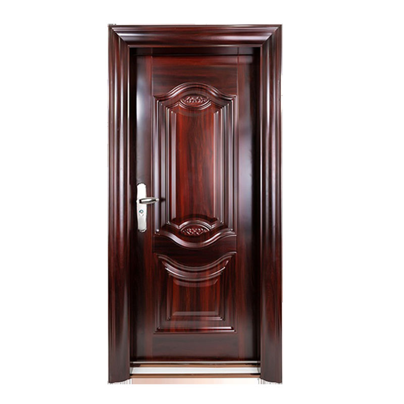 New Arrival Fancy Turkish Style Entrance External Safety Security Steel Front Swing Security Door for Sales
