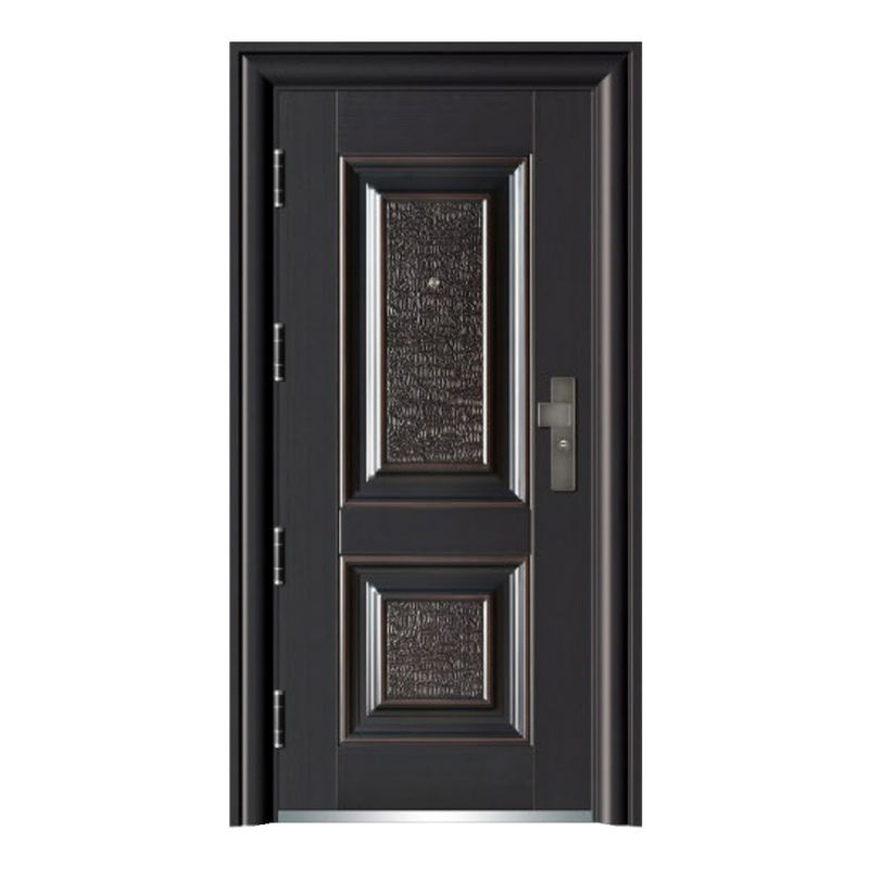 China French Hot Sale Exterior Interior Metal Front Doors Security Steel Door for House Design
